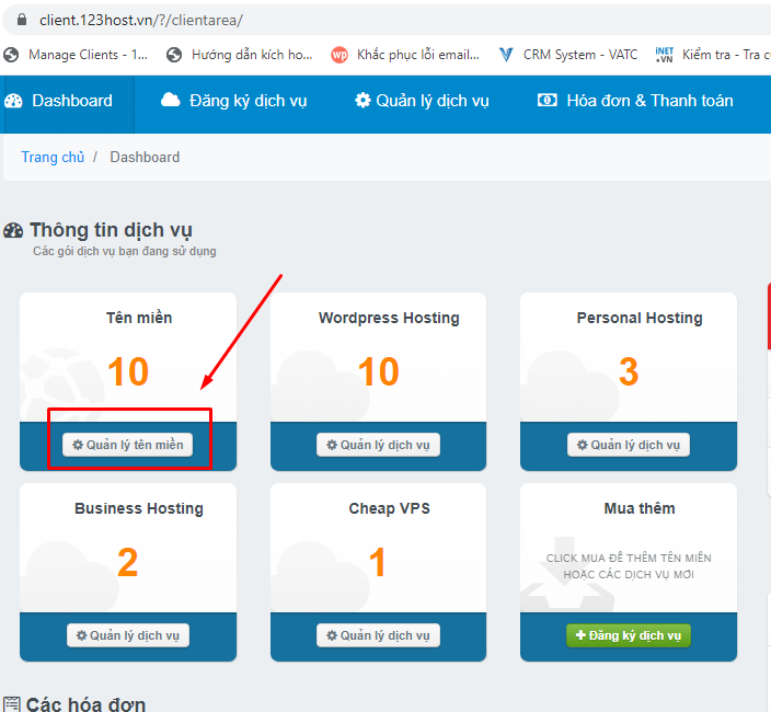 chọn tên miền và hosting